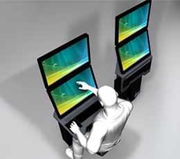 Ordenador vertical MFC de Elesia, perfecto para entornos pequeños y transportables