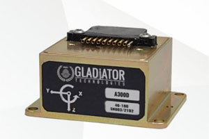 Acelerómetro A300D de Gladiator Technologies: tres ejes de alta dinámica