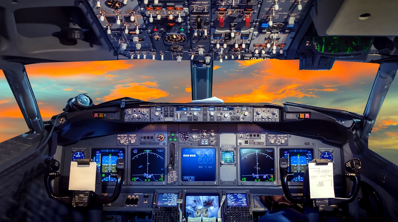 Cockpit-Sunset