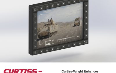 Descubre la nueva gama de las unidades de visualización para vehículos terrestres de Curtiss Wright