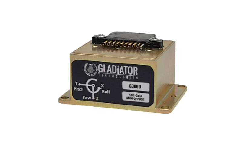 Giroscopio triaxial G300D de Gladiator Technologies