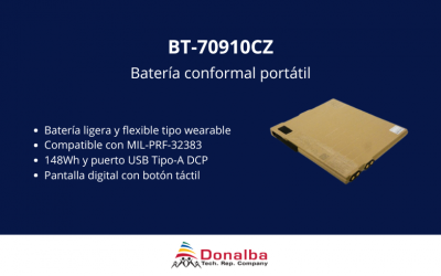Batería conformal portátil (CWB) 148 WH de Bren-Tronics