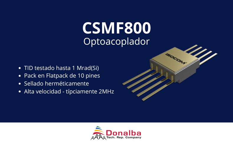 Optoacoplador CSMF800 de ISOCOM