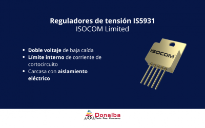 Reguladores de tensión IS5931 de ISOCOM Limited