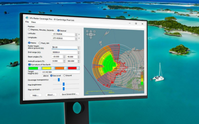 La herramienta Radar Coverage Tool Pro de Cambridge Pixel mejora la planificación de la red de radares meteorológicos del Pacífico