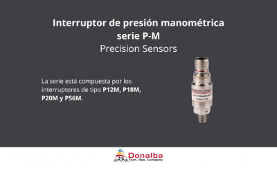 Interruptor de presión manométrica serie P-M de Precision Sensors
